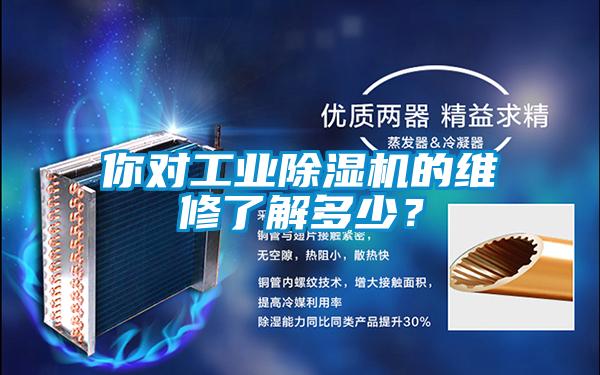 你對工業(yè)除濕機(jī)的維修了解多少?