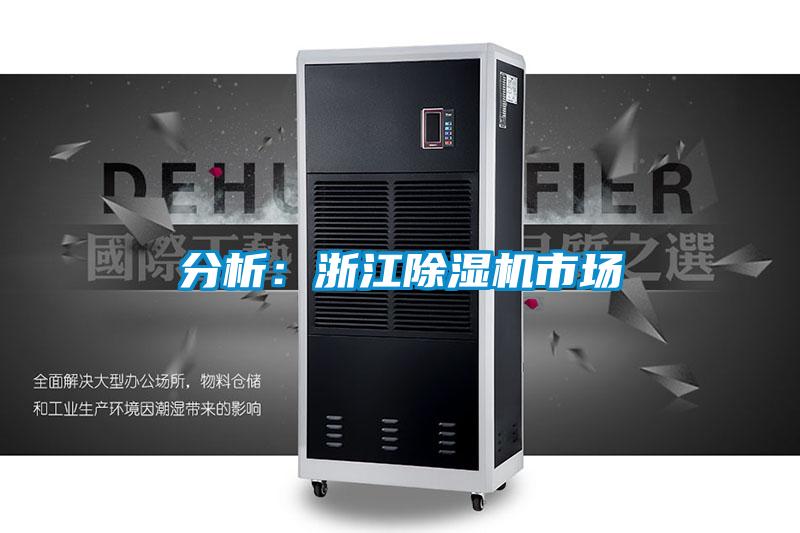 分析:浙江除濕機(jī)市場(chǎng)