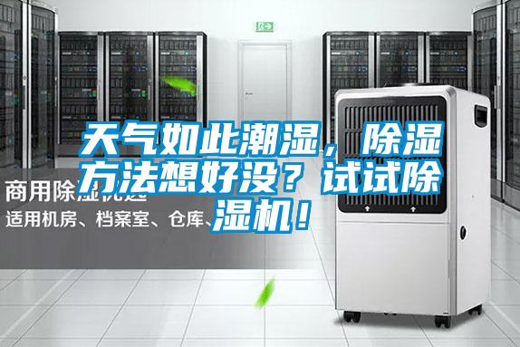 天氣如此潮濕,除濕方法想好沒?試試除濕機(jī)!