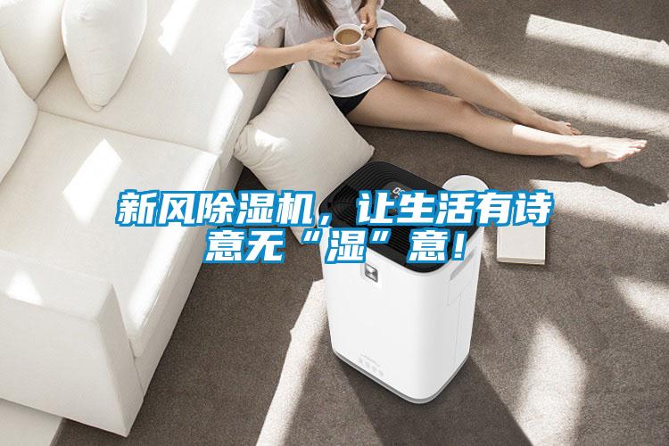 新風除濕機,讓生活有詩意無“濕”意!