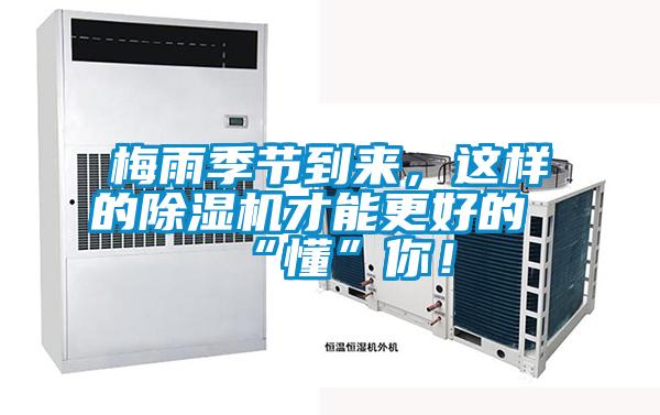 梅雨季節(jié)到來,這樣的除濕機(jī)才能更好的“懂”你!