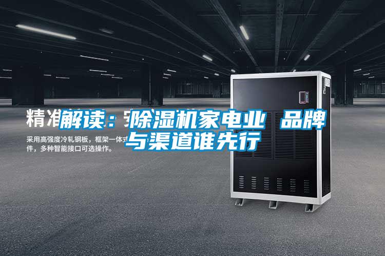 解讀:除濕機(jī)家電業(yè) 品牌與渠道誰先行