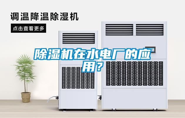 除濕機在水電廠的應(yīng)用?