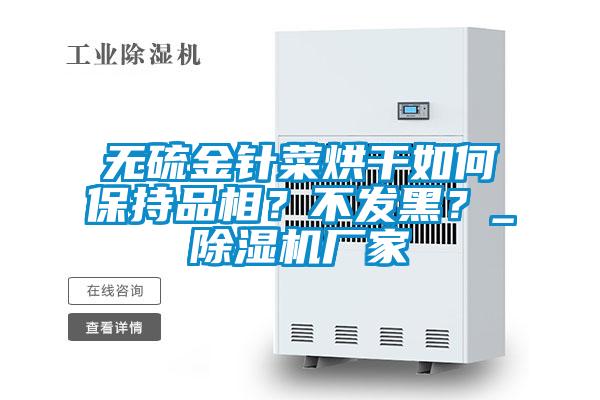 無硫金針菜烘干如何保持品相？不發黑？_除濕機廠家