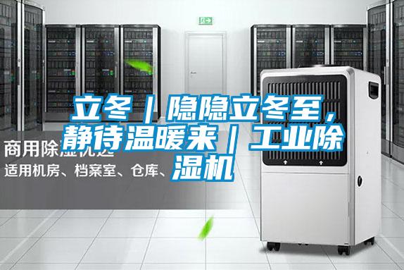 立冬｜隱隱立冬至，靜待溫暖來｜工業除濕機