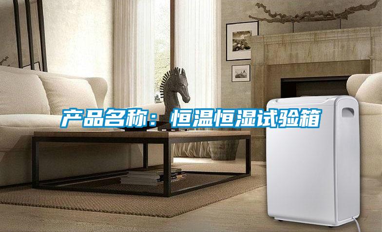 產(chǎn)品名稱:恒溫恒濕試驗箱