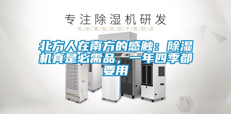北方人在南方的感觸:除濕機(jī)真是必需品,一年四季都要用