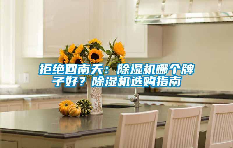 拒絕回南天:除濕機(jī)哪個(gè)牌子好?除濕機(jī)選購指南