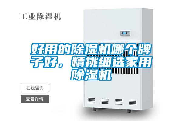 好用的除濕機哪個牌子好，精挑細選家用除濕機