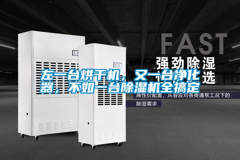 左一臺烘干機,又一臺凈化器,不如一臺除濕機全搞定