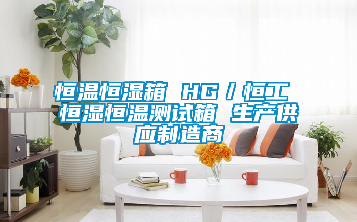 恒溫恒濕箱 HG/恒工 恒濕恒溫測(cè)試箱 生產(chǎn)供應(yīng)制造商
