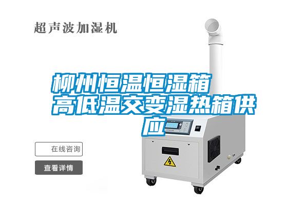 柳州恒溫恒濕箱 高低溫交變濕熱箱供應