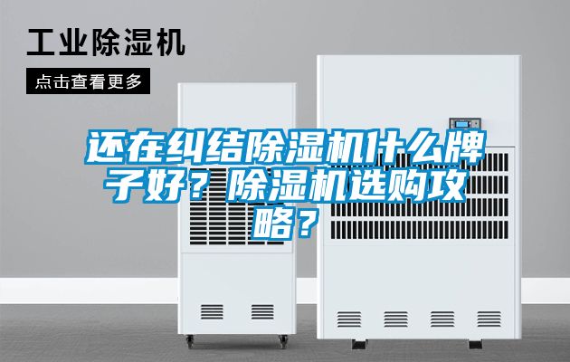 還在糾結除濕機什么牌子好?除濕機選購攻略?